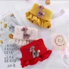 Autumn Winter 2022 children's scarf cartoon knit bib baby knitted scarf