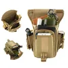 Sac de jambe tactique militaire pour hommes, sac de cuisse et de hanche, sacs de chasse, sacs de taille, randonnée, équitation, pochette à outils de pêche pour hommes, 2023