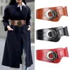 Ceinture en cuir ceintures de taille dames décoration avec robe manteau doudoune mode ceinture élastique femmes rétro