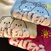 Sweat à capuche avec oreilles d'ours pour femme, mignon, surdimensionné, décontracté, ample, Kawaii, Streetwear, épais, hiver