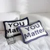 Pillow Idyllife Home Decorative Included Simple Design Sofa Bedding Couch Almofadas Pillowcase Car Throw Alphabet Cozy