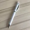 White Transfer Ball Point Pen publicitous Hot Stamping Personalidade DIY