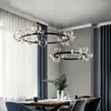 Chandeliers Nordic Minimalism Living Room G9 Led Chandelier Glass Globe Pendant Lighting Round Metal Hanging Light Fixtures