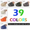 Bälten Mäns kvinnors elastiska midjeband Casual Stretch Knitting Pin Buckle Belt 39 Färger