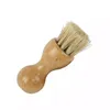 Gourd Shape Shoe Clean Hair Brush Oiled Polishing Ash Removal Cleaning Beech Brush Furniture Sundries Ground Cleans Brushes