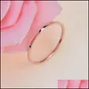 Кольца кольца Sier Rose Gold Super Thin Care Warder Ring для девушек модные обручальные кольца Хороший день рождения Подарок модные женщины J BdeHome DH7AT