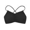 Yoga Outfit Femmes Bras Bralette Sexy Back Beauty Fileté Respirant Push Up Soutien-Gorge Lingerie Jarretelles Camisoles Fitness Entraînement