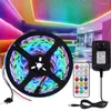 Strips DC 12V WS2811 LED Light Strip Set With Power Supply Remote 30 60LEDs/m Dream Color Flexible Tape Ribbon Lamp