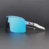 Solglasögon cykelglasögon Vägcykel Eyewear Outdoor Sport Men Women Design Half Frame TR90 med 3st Lens Lite Black Polarized3075595