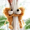 Tringles à rideaux 2pcs Jungle Animaux Rideau Embrasse Titulaire Crochets Embrasse Dos Enfants Chambre Décoration Accessoires Retenue Rideau Sangles 221008