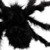 Décorations d'halloween en peluche araignée décoration de fête 1 pièces 30 cm 50 cm 75 cm Super grand en fil de fer noir style multicolore