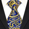 Bogen Paisley Floral Fuchsia Rotblau Azurblau gelber mehrfarbiger Herren Krawatten Seide Jacquard gewebt Großhandel Großhandel