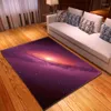 Carpets 3D Space Starry Sky Print Carpet Doormat Bedroom Area Rug Modern Solid Anti -Slip Blanket Livingroom Kitchen Home Decor