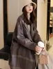 Women Down Down LMPB 2022 Winter Solid Casual Single Basted Cashmere Womens Long Coats