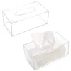 Taschentuchboxen, Servietten, Acryl, transparente Box, Desktop-Papierhalter, Spender, Aufbewahrung, Serviettenetui, Organizer, Heimdekoration, Behälter 221008