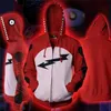 Hoodies للرجال Sweatshirts fnaf cosplay تعال هوديي دافئ الدب الطباعة سترة الخريف الشتاء مقنعين G221008