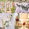 Party Sashes Romantic Garden Wedding Chair Cover Back Sashes Banquet Decor Christmas Birthday Formal Weddings Chairs Sashes2m long X1.5m wide LT079