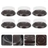 Gift Wrap Box Cake Clear Containers Carriers Dome Transparent Moussepackaging Cupcake Treat Candy Holders Muffins Display Squaredessert