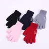 Mode unisex igloves f￤rgglad mobiltelefon r￶rda handskar m￤n kvinnor vinter vantar svart varm smartphone k￶r handske 2 st en upps￤ttning