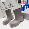 22ss Thicken Heel Rain Boots Ankle Shoes