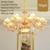 Żyrandole Nowoczesne żyrandol LED na foyer salon salon kuchnia kuchnia Luster 6light-18light sufit Dolomite oświetlenie