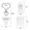 Anahtarlıklar 40 Set Kartal Kelebek Kalp şeklindeki Kelebek Düğün Düğün Set Hediye Çantaları ve Teşekkür Ederim Etiketler
