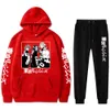 Men's Tracksuits Hot Tokyo Revengers Hoodie Calças Homens Mulheres Harajuku Anime Casual Ternos de corrida G221007