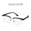 Lunettes de soleil 2022 Fashion anti-Ray Ray ￠ moiti￩ luxe Eyeglassez cool Tom Hardy Legend Style Men's Elegant Plain Glasshes 8755