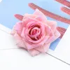 Decorative Flowers 1/5 Pieces 10CM Velvet Roses Head Valentine's Day Gifts Wedding Bridal Accessories Clearance Home Decor Artificial