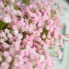 Dekorative Blumen 7 Gabel Baby Breathe künstliche Blume Gypsophila für Zuhause Hochzeitsdekoration Braut hält Fake