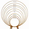 Party Decoration Circle Wedding Props Birthday Decor Wrought Iron Round Ring Arch Backdrop Metal Balloons Plinth Stand