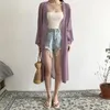 Женские блузки шифоновый кардиган Kimono Beach Summer Women White Rirte Plus Plus размер винтажной одежды Blusas Mujer de Moda 2022
