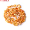 Toptan 4-8mm Kristal Doğal Taş Boncuklar Yonga Nugget Mücevher Yapma DIY Kolyesi için Gevşek Boncuklar 925