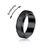 Bagues de cluster Bague d'anxiété vintage pour adolescents Femmes Hommes Acier inoxydable Y2K Bijoux Rotation Couple Mariage Fidgets Tendance Cadeau de fête