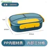 Dinnerware Sets 1800ML Bento Lunch Box Containers For Adult/Kid/Toddler Microwave Freezer Safe Office Workers Student