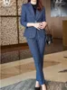 Damskie garnitury Blazers Kobiety Eleganckie szczupłe spodnie biznesowe Suit Office Damies Vintage Formal Casual Blazer Spants Femme Fashion Ubrania Dwuczęściowe 221008