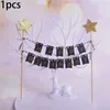 Festive Supplies Cake Happy Birthday Small Flag Anniversary Wedding Party Cupcake Topper Logo Child Baby Shower Decoration