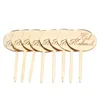 Świąteczne zapasy 5pcs Eid Mubarak Cupcake Topper Gold Silver for Cake Decorations Islamski muzułmanin Ramadan Baby Shower