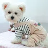 Ubrania z ubrania dla psa Kot kombinezon kombinezonu Tshirt Cord Cord Pants Płaszcz jesienne piżamy kombinowe dla małych średnich psów xl