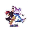 Keychains anime SK8 The Infinity Acrylic Action Figure Stand Model Cosplay Character Reki Miya Plate Desk Decor Standing Sign Fans Gift