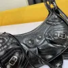 2022 kobiety lady Le Cagole motocyklowe torby na ramię 5A jakość luksusowi projektanci prawdziwej skóry crossbody kopertówka portfel torebka Pochette Retro Vintage