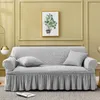 Pokrywa krzesełka 1/2/3/4 SEATER Luksusowa Jacquard Sofa Cover European Modular z podłokietnikiem Elastyczna spódnica S-L