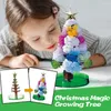 Decorações de Natal 14 cm Magic Crowing Tree Diy Fun Narls Gift Toy for Adults Kids Home Festival Party Decoration Props Mini