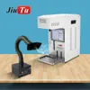 Fiber Laser Marking Machine With CE LCD Touch Industrial Printer For iPhone 12 12Pro 13Mini 14 14Plus Back Cover Remover Jiutu