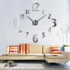 Wall Clocks Sell Well Big Clock Modern Design Acrylic Mirror Diy 3d Stickers Decorative Quartz Watch Study Room