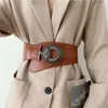 Ceinture en cuir ceintures de taille dames décoration avec robe manteau doudoune mode ceinture élastique femmes rétro