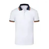 Polos pour hommes col arc-en-ciel été polos hommes 12 couleurs coton à manches courtes respirant coupe travail chemise Homme Homme grande taille S-4XL