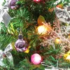 Noel dekorasyonları 60 cm aydınlık masaüstü mini dekorasyon malzemeleri ağaç küçük çam navidad arboles bitkileri