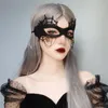 Maschere per feste 1 PC Maschera per il viso in maschera vuota Maschera per cosplay sexy Puntelli per ballo Costume Decorazioni di Halloween per ragazze e donne