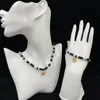 Colares de contas brancas pretas projetadas de moda Brincho de pulseira de rocha de hiphop legal Banshee Medusa Retrato da cabeça 18K Jóias de designer de ouro MS13 -9802